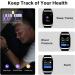 YHE BP Doctor Med Smartwatch - Blood Pressure & Heart Rate Monitor with Dual Cuff 24/7 Stress & Sleep Tracking for Android & iOS - Silver - Buy Online on GoSupps.com