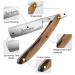 Zertone Straight Razor Shaving Kit - Men's 440C Stainless Steel Blade Razor with Horn Scale Stropping Cloth & Brush - Premium Shaving Experience - Buy Online on GoSupps.com