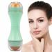 Lingjiong Oil Absorbing Face Roller oil absorbing matting facial scooter made of volcanic stone Oil Control Roller facial cleaning for oily and oily skin blue