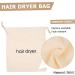 VINTORKY Travel Blow Dryer Hair Dryer Storage Bag Drawstring Organizer Travel Hair Dryer Pouch 33x30cm Beige - Buy Online on GoSupps.com
