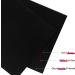 PHOENIX Black Canvas Panels 5x7 Inch 6 Pack - Triple Primed 100% Cotton Acid Free Canvases for Painting - Blank Flat Canvas Boards for Acrylic, Oil, Tempera - 6 Pack Black 5x7 - Buy Online on GoSupps.com
