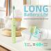 7AM2M Sonic Electric Toothbrush - 6 Brush Heads, 5 Modes, Smart Timer - Roman Column Handle (Light Green) - Buy Online on GoSupps.com
