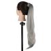 IMISSU Gray Hair Extension Ponytail - Flexible Synthetic Hairpiece Wig for Effortless Style - Buy Online on GoSupps.com