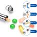 aiGear Titanium Mini Pill Fob - Waterproof Keychain Pill Box 0.32" Inner Diameter Lightweight Necklace Holder for EDC Camping & Travel - Buy Online on GoSupps.com
