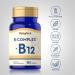 Piping Rock Vitamin B Complex 180 Tablets with B12 | Vegetarian Non-GMO Gluten Free Supplement - Buy Online on GoSupps.com