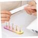 Beavorty 5 Sets display stand magnetic nail stand training bench manicure salon tool nail decoration cosmetic represent Acrylic Acrylic Nail Tips Display Stand strong magnet Metal - Buy Online on GoSupps.com