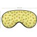 Cheese Pattern Sleep Mask for Women | Adjustable Eye Shades with Elastic Strap for Comfortable Sleep - Buy Online on GoSupps.com