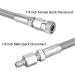 HMKUGO 36 Inch Paintball Airsoft Fill Whip Hose Extension | Stainless Steel | 4500psi High Pressure Air Tool Fittings with Quick-Disconnect Plug - Buy Online on GoSupps.com