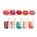 5 Colors Mirror Water Lip Gloss Lip Glaze Transparent Glass Lip Oil Waterproof Moisturizing Liquid Lipstick Makeup Cosmetic