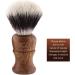 Jag Shaving Razor Brush - Sustainable Synthetic Silver Tip Brush with Noble Wooden Handle for Perfect Shaving - Buy Online on GoSupps.com