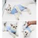 Cat Professional Recovery Suit Pet Surgery Suit Kitten Breathable Clothes Cone E-Collar Alternative Bodysuit Cat Onesie Anti Licking Vest Shirt for Abdominal Wounds Skin Diseases (M blue) M blue - Buy Online on GoSupps.com