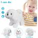 WorWoder Plush Bichon Frise Toy Puppy - Interactive Electronic Pet Dog for Kids | Walking, Barking, Tail Wagging & Stretching Companion Animal (Bichon Frise) - Buy Online on GoSupps.com