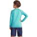 Buy TSLA Boy UPF 50+ Rash Guard - Aqua & Navy Long Sleeve Swimwear | UV Sun Protection Surf Shirts for Kids | Bsr11 1pack - Buy Online on GoSupps.com