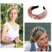 LOVNFC 6Pcs Knotted Headbands Set for Women - Velvet Hair Hoops with Pearl Accents | No Slip Fashion Turban Hair Bands - Buy Online on GoSupps.com