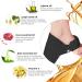 ZEPOHCK Gel Moisturizing Socks Spa Gel Soften Socks for Dry Cracked Feet Skins Gel Lining Infused with Essential Oils and Vitamins (2 Pair) (Black) - Buy Online on GoSupps.com
