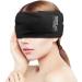 Halo Migraine Relief Hat - Soft Ice Pack Headband for Headaches - Long Lasting Cold Therapy - One Size, Black - Buy Online on GoSupps.com