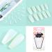 Sethexy Glossy Ballerina Long Press-On Nails - Sparkle White Acrylic Fashion Tips - 24 Complete Coverage Nail Set for Women & Girls - Buy Online on GoSupps.com