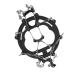 Nail Chain Shoe Covers | Universal Non-Slip Gripping Spikes | Durable 8-Tooth Traction for Shoes | Stainless Steel | Black - Buy Online on GoSupps.com