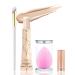 Air Cushion Foundation Beauty Wand Kit Matte Concealer Foundation Liquid Cream Cover Face Pores Spots Silky Moisturizing Breathable Foundation Stick Long-lasting Waterproof Natural Face Makeup for Women -03Natural 03