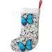 Ffexs Golf Course Lawn Velvet Christmas Socks - Stylish Butterfly & Stone Design Perfect for New Year & Holiday Gifts - One Size Fits All - Buy Online on GoSupps.com