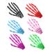 Lurrose Halloween Hair Clips - 6Pcs Skeleton Hands & Bones Hairpins | Party Accessories - Buy Online on GoSupps.com