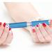 5 Pack Glass Nail File Professional Crystal Nail File Multicolor Crystal Nail File Set with Case Fingernail Files Double-Sided Nail Files for Natural Nails Manicure Tools Gift for Women and Girls Gradient Rose-blue-red-black-silver - Buy Online on GoSupps.com