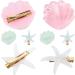 Beavorty 4 Pairs hair clips for girls hair jewelry girls hair accessories seashell hair clips seashell hair clip for girl decorative hair clip star hair clip women's alloy decorate cute - Buy Online on GoSupps.com