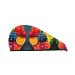 Fruit Rainbow Coral Velvet Dry Hair Cap Perfect for Home Travel Pool Parties Beaches Baths and More