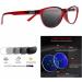 Buy Multifocal Progressive Cat Eye Reading Glasses for Women - Anti-UV Photochromic Rhinestone +1.0 to +3.0 - Red - Ship Internationally - Buy Online on GoSupps.com