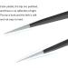 ANKROYU B 201ESD Pointed Tweezers Stainless Steel Ingrown Hair Tweezers High Accuracy Anti Static Tweezers for Photovoltaic Microelectronics - Buy Online on GoSupps.com