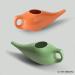 Core Asana Ceramic Jal Neti Pot - Non-Metallic Comfortable Grip for Sinus Congestion | Yoga Neti Pot in Amber - Natural Relief - Buy Online on GoSupps.com