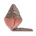 Beaupretty 1pc Bathroom Long Dry Hat Microfiber Makeup Short Quick Layer Absorbent Household Water Drying Double Wrap Curly Cap Wrapping Leopard Hair Turban Bath Headband Spa Fleece