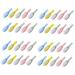 Healeved 40 Pcs Small Hair Brush Infant Comb Scalp Shampoo Brush Infant Hair Brush Infant Scalp Brush Newborn Hair Brush Comfortable Baby Brush Household Baby Hair Brush Infant Brush Pp Assorted Colorx4pcs 13.5X3.9CMx4pc...