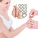 Netume 12-Piece Spiky Acupressure Finger Massage Rings - Stress Relief Fidget Toys for Teens & Adults - Gold Acupuncture Sensory Rings - Buy Online on GoSupps.com