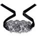 Lace Face Mask Blackout Mesh Eye Mask for Women - Halloween Costume Party - Buy Online on GoSupps.com