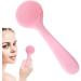 Uitseld Silicone Face Wash Brush | Silicone Manual Facial Cleansing Brush | Face Scrub Brush Soft Silicone Skin Scrubbers Deep Cleaning Skin Care for Women Pink - Buy Online on GoSupps.com