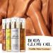 Shimmer Body Oil Plump Up The Bronze Body Shimmer Oil Waterproof Long Lasting Moisturizing Bronze Body Oil Face Body Shimmer Glow Illuminator Long Lasting Non-Sticky (02#) - Buy Online on GoSupps.com