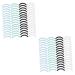 FRCOLOR 160 Pcs Eyelash Curler Strip Lashes Curler Lash Curling Clip Pads Eyelash Curler Silicone Cushions Rollers Hair Curlers Eyelash Beauty Supplies Eyelashes Replacement Pad