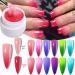 Lilycute 8ml Thermal Extension Nail Gel Hard Gel Semi Permanent Temperature Color-Changing Nail Polish Prolong Nail Art Varnish - Nail Gel