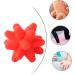 Magiclulu Star Fitness Ball - Portable Massage Roller & Coordination Training Tool | Elastic Silicone Pilates Ball (8x8cm) - Foot Massager in Red - Buy Online on GoSupps.com
