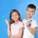 NBGRLVS Kids Sonic Electric Toothbrush | 2 Modes with Memory | 2 Min Timer | IPX7 Waterproof | Rechargeable Kids Toothbrush for Age 3+ | Blue - Buy Online on GoSupps.com