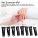 Nail Extension Gel Professional Painless Clear Nail Builder Gel Trendy Nail Salon Nail Art Design Friendly for DIY at Home Beginner - Buy Online on GoSupps.com