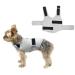 Dog fear jacket calming coat Thunder dog wrap fear relief shirt vest with reflective stripes for pets keep keep calming comfort stress relief fireworks thunder storm light gray xxl