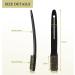 Ozzptuu Natural Bristle Long Wooden Handle Body Bath Back Brush - Black - Buy Online on GoSupps.com