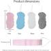 Papasgix Super Soft 3D Exfoliating Bath Sponge - 4PCs Dead Skin Remover for Adults & Kids | Massage & Shower Sponge | International Shipping - Buy Online on GoSupps.com