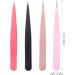 Beaupretty Professional Tweezers Set 4 Tips for Ingrown Hair & Eyebrow Removal | Leather Mixed 9.5x1.5cm - Buy Online on GoSupps.com