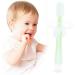 SALUTUY Toddler Oral Care Teether Brush - Baby Toothbrush with Soft Bristles for Baby Teeth and Gums (Green) - Buy Online on GoSupps.com