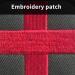 First Aid Patch 3D Cloth Sticker Red Cross Embroidered Fastener Hook Morale Badge Cross Embroidered Patches - Buy Online on GoSupps.com