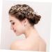Angoily flower hairpin hair comb mosaic bride pearl hairpin comb hair clip comb little pearl hair pin hairpin manual flower hair clip comb - Buy Online on GoSupps.com