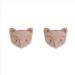 Coffelli furniture knobs for children's rooms. (2 foxes) Wooden animal knobs for dressers or as a children's wardrobe made of beech wood 2 foxes
